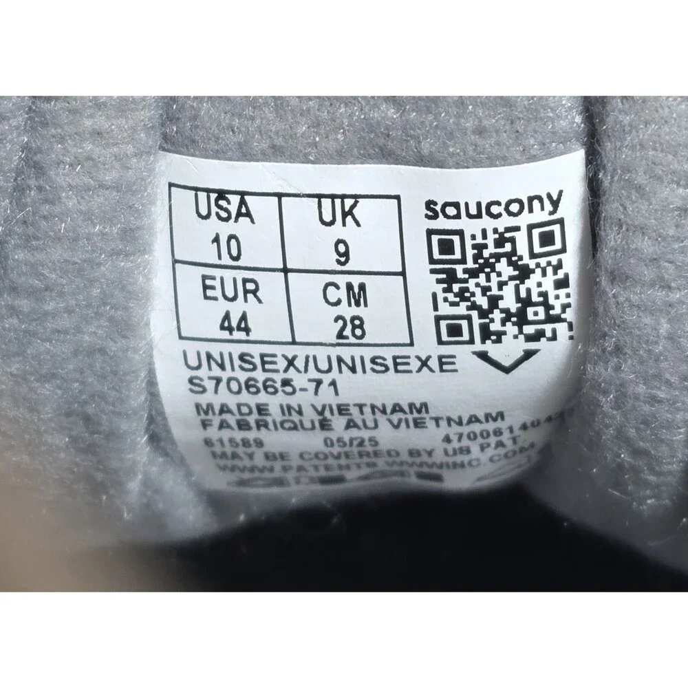 New RETRO Saucony Shadow 5000 Gray Black Men’s size 10 Sneakers SHOES S70665-71 - Picture 13 of 13
